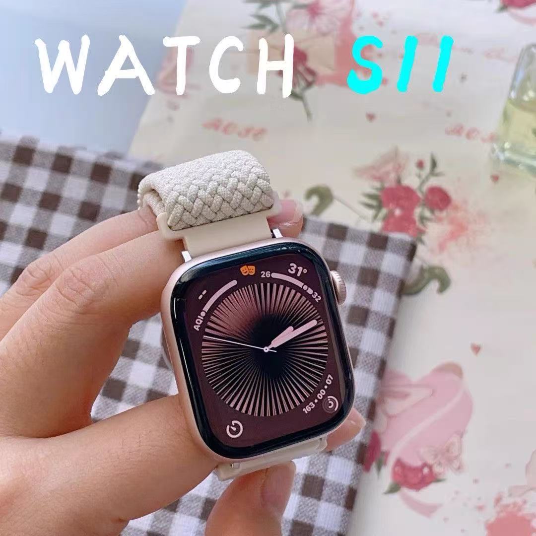 华强北S11Watch智能手表多功能健康检测灵动岛可接打电话运动手表图片
