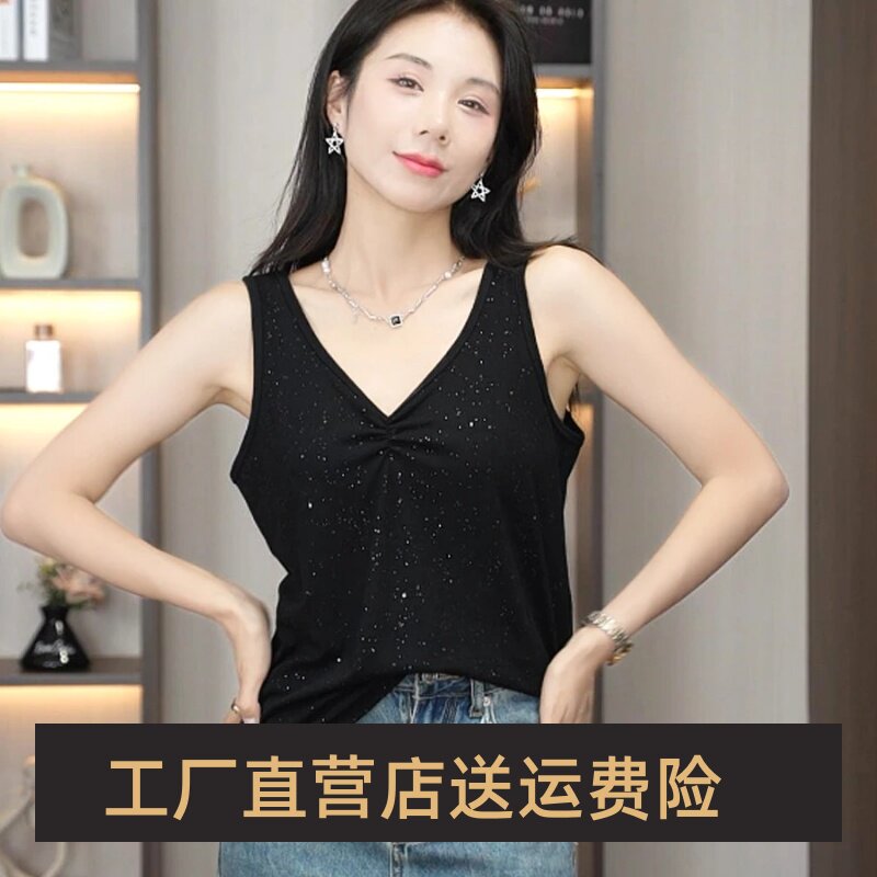 棉芯女装店背心打底吊带