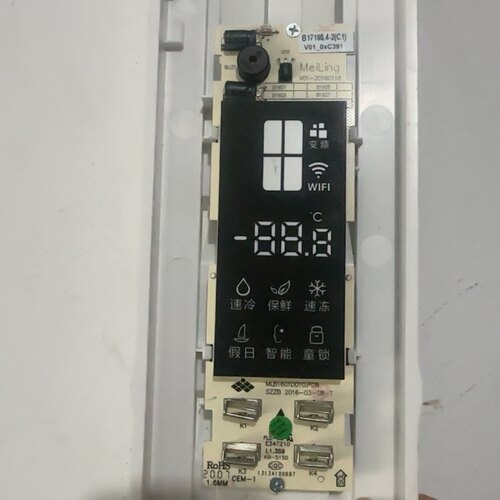 B17198.4-2(C1) MLB1601D010.PCB 适用美菱冰箱显示板