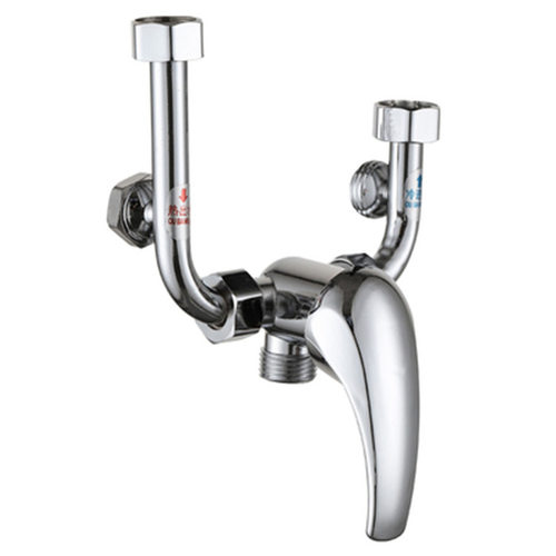 铜电热水器混水阀U型弯管 明装冷热开关淋浴龙头进水管通用配件