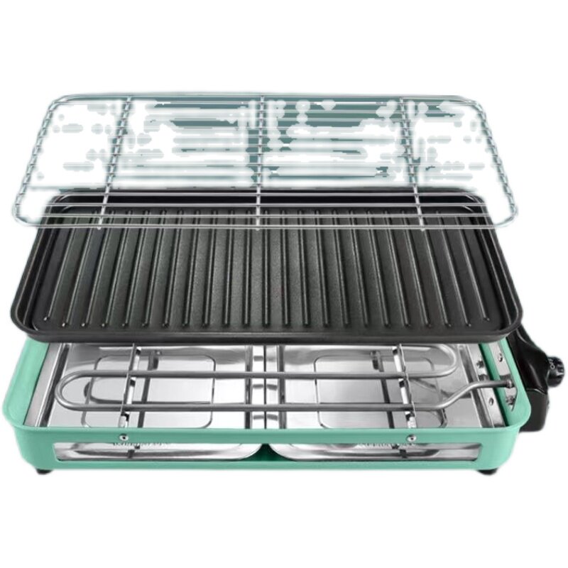 烤肉炉家用无烟可拆分离式韩式电烤盘烤串机铁板烧烤炉多功能煎烙