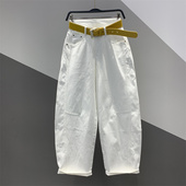 长裤 2026年春季 女百搭宽松显瘦香蕉弯刀拖地裤 高腰牛仔阔腿裤 新款