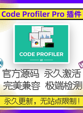 Code Profiler Pro 插件 WP代码分析插件 WP代码优化 数据库优化
