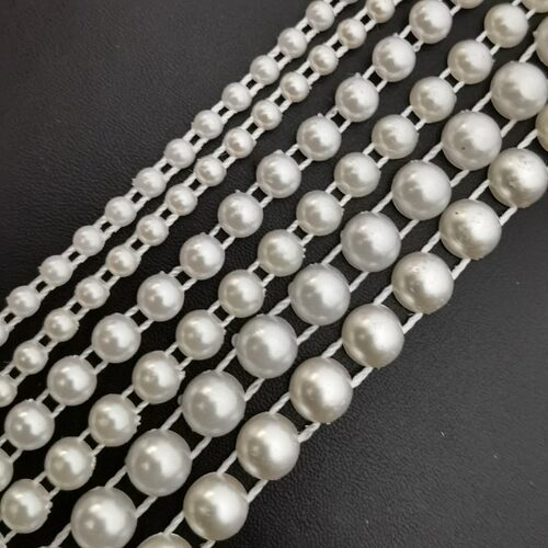 棉线abs半面珍珠单排链条定位