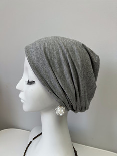 晚上睡觉戴的帽子女秋冬办公室内空调防风月子帽包头帽遮盖防乱发