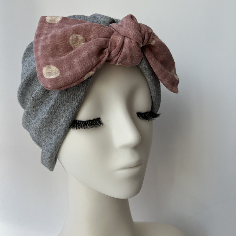 月子帽产后秋冬纯棉防风产妇帽孕妇月子头巾坐月子帽子春秋 可爱