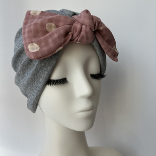 月子帽产后秋冬纯棉防风产妇帽孕妇月子头巾坐月子帽子春秋 可爱