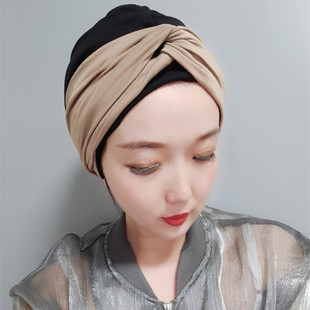 包头帽 女帽 薄款透气莫代尔帽 时装帽 秋冬头巾帽发带帽