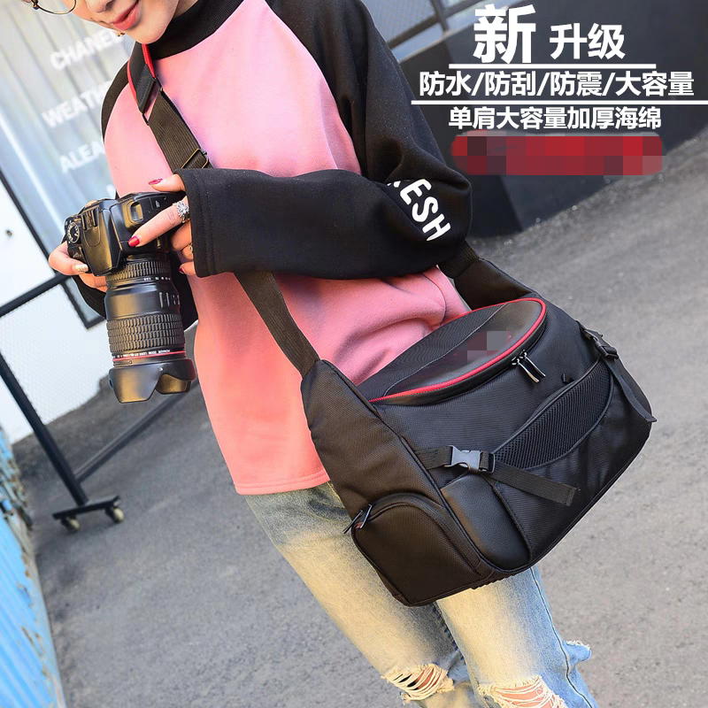 大容量单反相机包单肩适用于R6 70D5d46d200d800d80d 6d2摄影包
