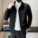 2024秋冬小伙时尚简约夹克男日常休闲外套301A-1/JK12/P95控135，男装夹克，星座301A-1