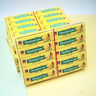 神剑香蕉咖啡薄荷味口香糖价泡泡糖8090后怀旧糖果黄箭口香糖