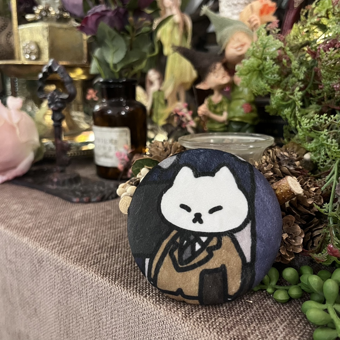 随身便携小镜子小粉喵喵屋