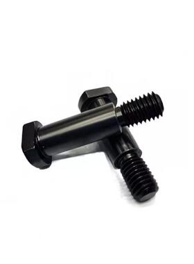 带肩铰链销轴外牙CLBDGH4 5 6 8 10 12-20 30 40淬火加硬钢发黑