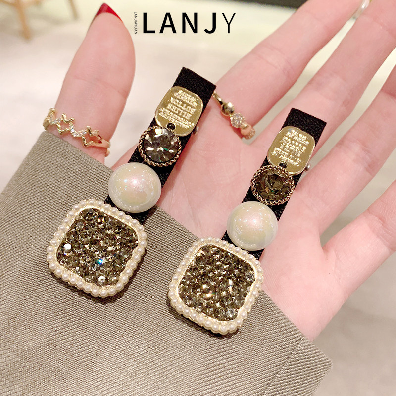 法式复古镶钻珍珠小发夹设计感发卡女高级感鸭嘴夹刘海夹简约发饰,饰品/流行首饰/时尚饰品新,发饰,淘宝优惠券,粉丝福利购,淘宝优惠卷