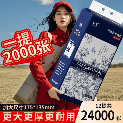 国风大包挂式抽纸秒杀中