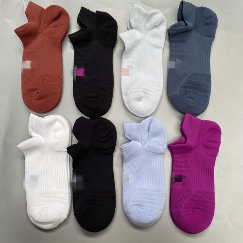 10双速干无骨毛巾底运动专业跑步压力袜男女黑白训练透气微瑕