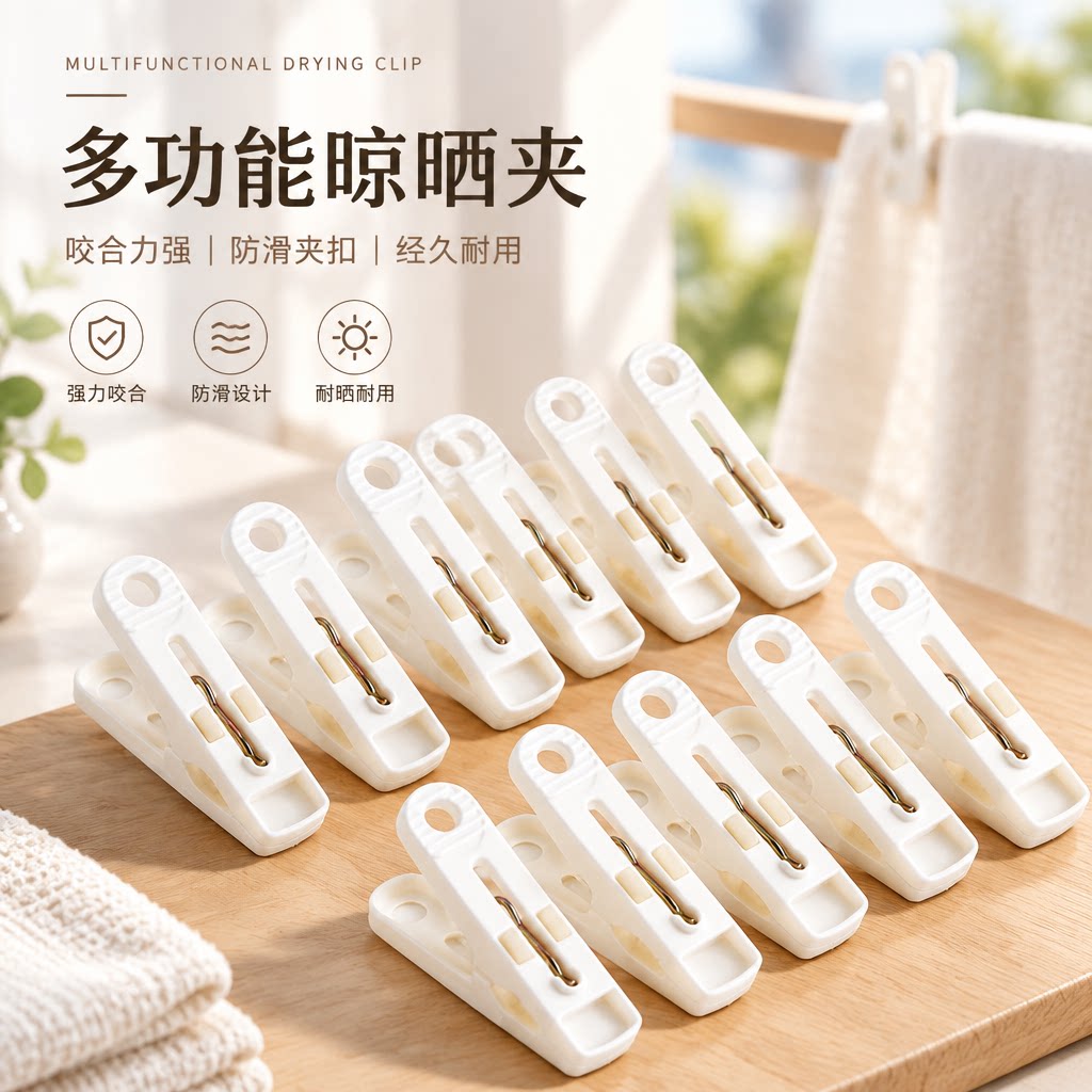 晾衣夹学生挂塑料防风晒袜宿舍