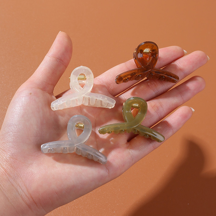 半扎发小抓夹2024新款后脑勺