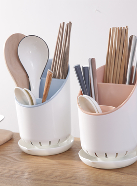 筷子筒沥水餐具家用厨房放收纳盒的防霉置物架托快子勺笼子桶筷篓