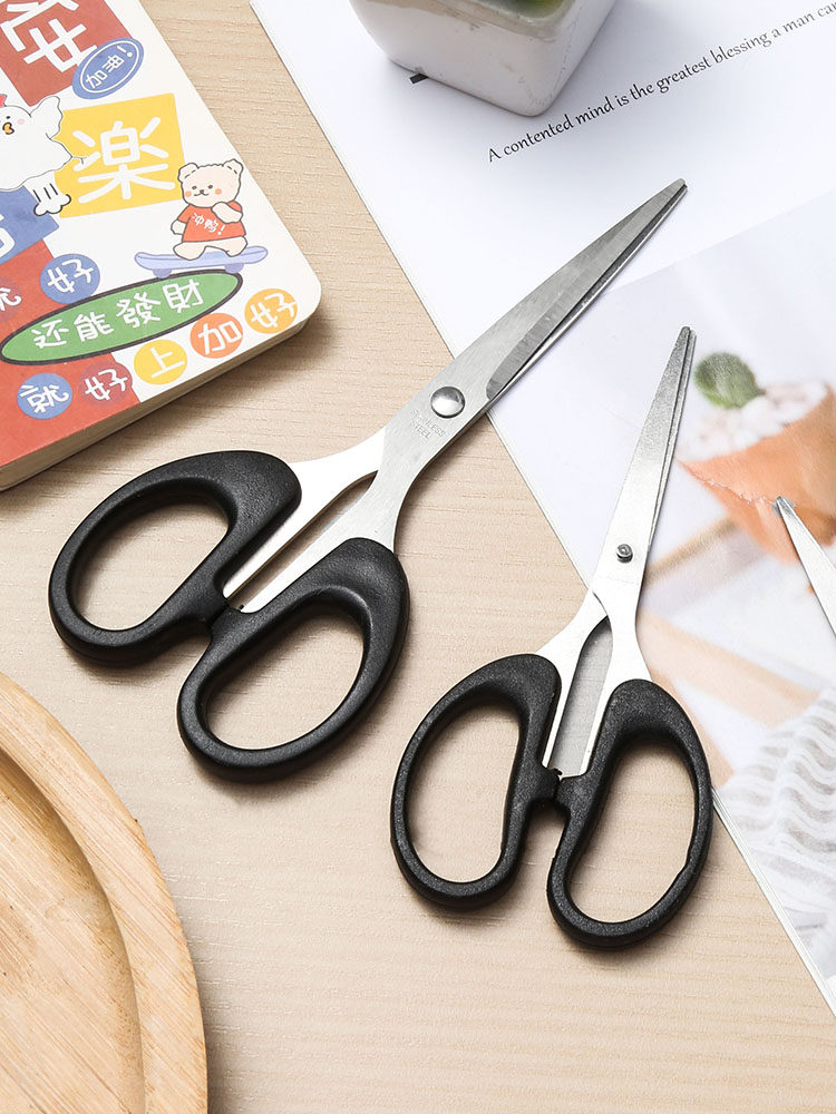 문구 가위 사무실 홈 주방 재봉 종이 가위 대형 중형 및 소형 실 절단 스테인레스 스틸 수제 미술 가위