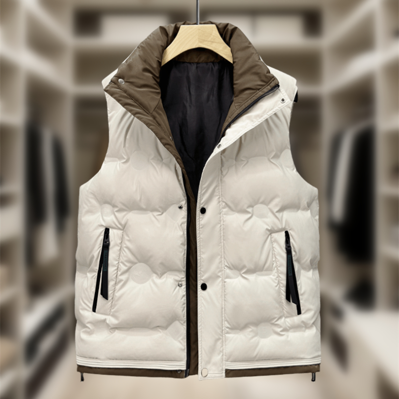 男士棉马甲休闲外穿保暖坎肩背心