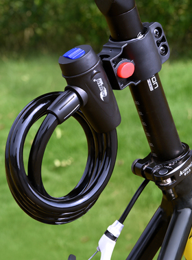 山地自行车锁防盗电动电瓶单车专用密码便携式儿童固定链条锁配件