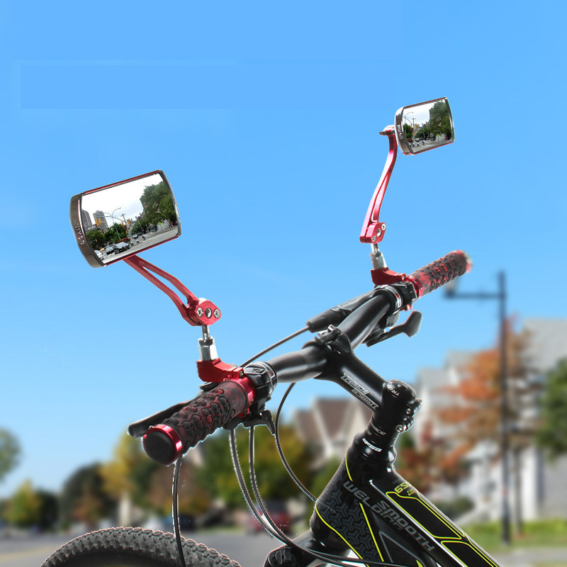 Gương chiếu hậu xe đạp Gương lùi xe đạp leo núi Gương lùi ô tô dùng pin điện Phụ kiện gương an toàn phổ thông chân chống inox cho wave chân chống đứng xe máy