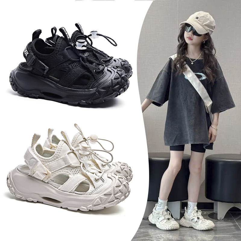 女童鞋子包头凉鞋夏季新款轻便防滑儿童运动户外沙滩鞋男童夏天鞋