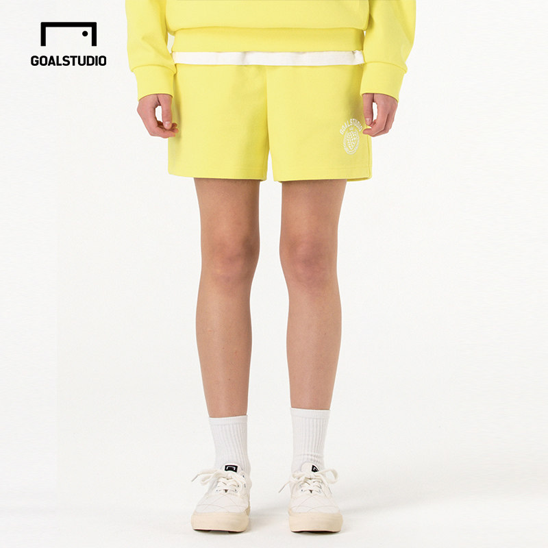 GOALSTUDIO新款男女同款宽松舒适休闲俱乐部针织短裤运动透气,运动服/休闲服装,运动中长裤／短裤,淘宝优惠券,粉丝福利购,淘宝优惠卷