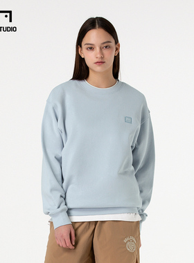 GOALSTUDIO新款时尚百搭休闲宽松经典基础卫衣圆领套头卫衣