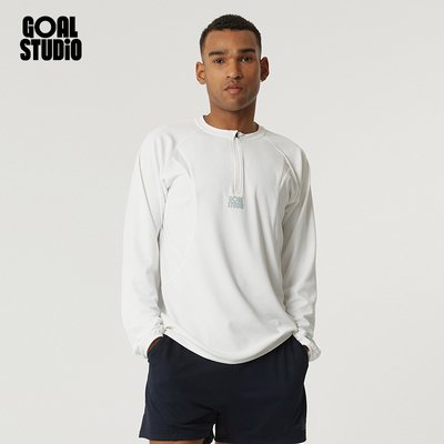 GOALSTUDIO新款圆领男士长袖T恤