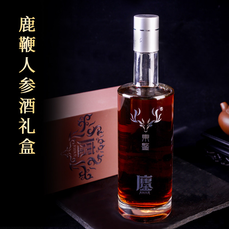 东鳌鹿鞭人参酒500ml礼盒装（鳌酒系列）好酒送长辈可搭鹿鞭膏丸