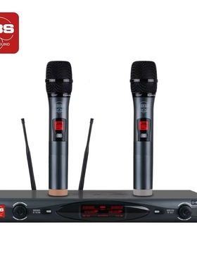 BBS U4500D 1800S K100D无线话筒一拖二麦克风KTV专业U段防啸叫