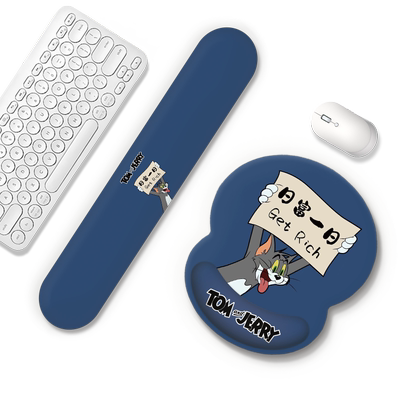 简约可爱鼠标垫护腕垫键盘托