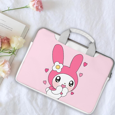 卡通可爱笔记本手提电脑包适用M4苹果macbookpro13.3华为matebookd16内胆包联想小新air14寸拯救者15.6保护套