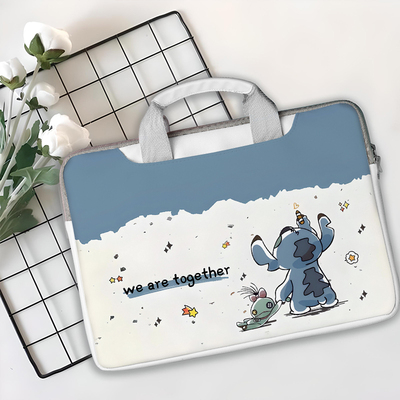 史迪仔笔记本手提电脑包女适用M4苹果macbookpro13.3华为matebookd16内胆包联想小新air14寸拯救者15.6保护套