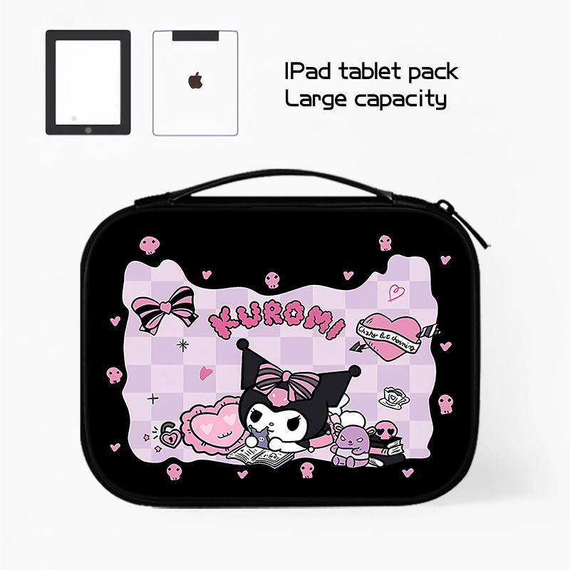 库洛米平板收纳包适用苹果ipad10.9小米华为matepad11.5S电脑Pro12.9英寸手提SE内胆包air6键盘袋mini7保护套