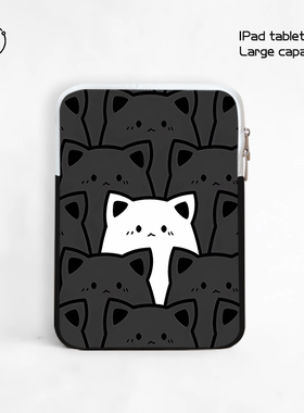 2024新款猫咪笔记本电脑包女14寸适用于苹果macbook13.3联想小新pro14华为小米15.6英寸ipad平板保护套收纳包