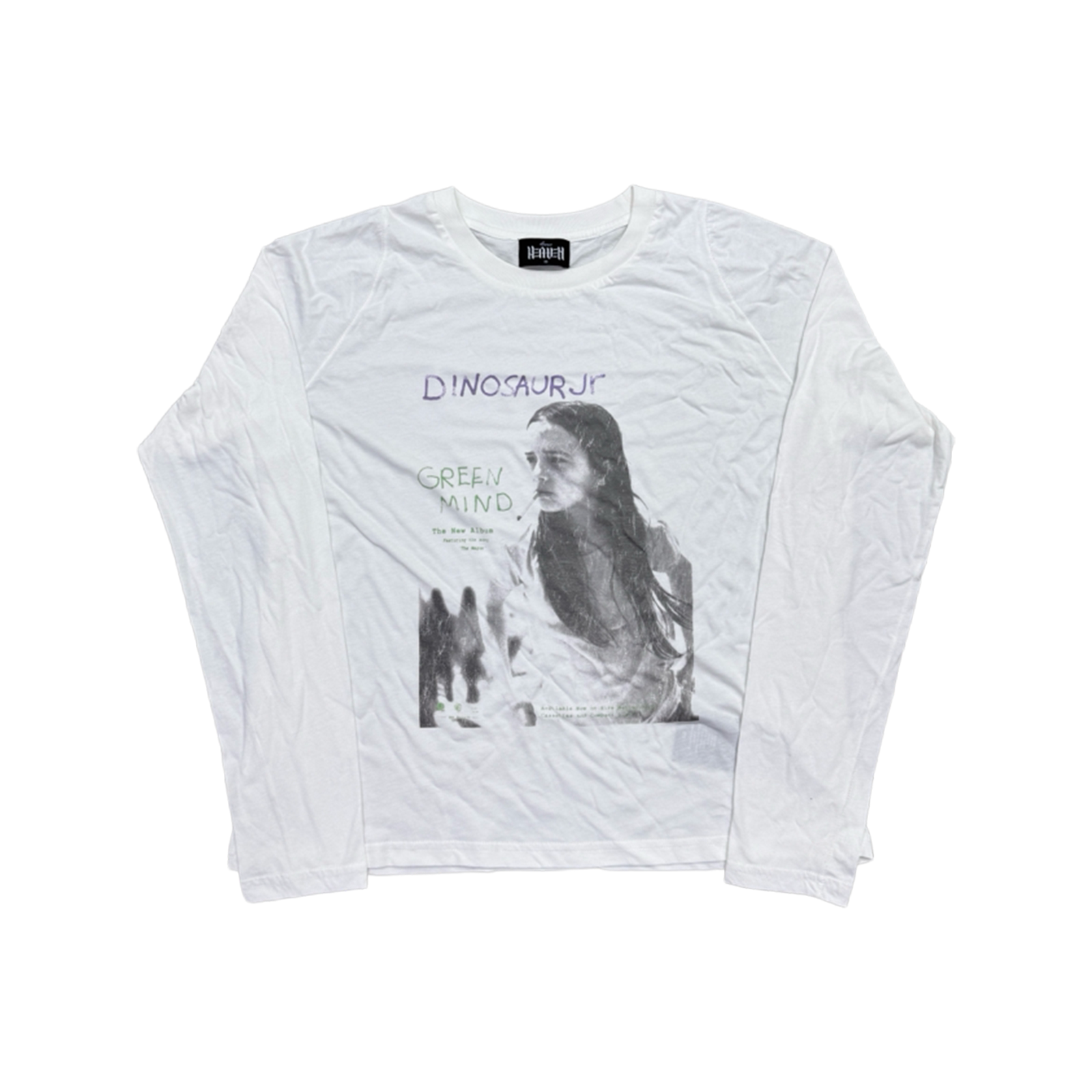 HEAVENKNOWS NEW VINTAGE 120G 超薄特种线印花长袖 Dinosaur.JR