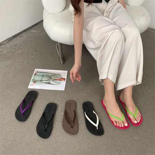 泰国进口女人字拖ins潮显瘦显白