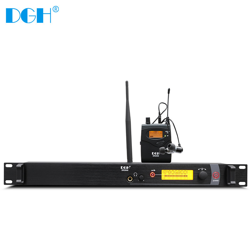 DGH SR2000专业无线监听耳返歌手返送入耳式耳机系统乐队舞台演出