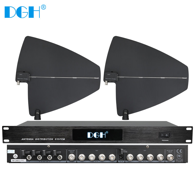 DGH 专业舞台演出麦克风校园学校无线话筒天线信号功率增强放大器