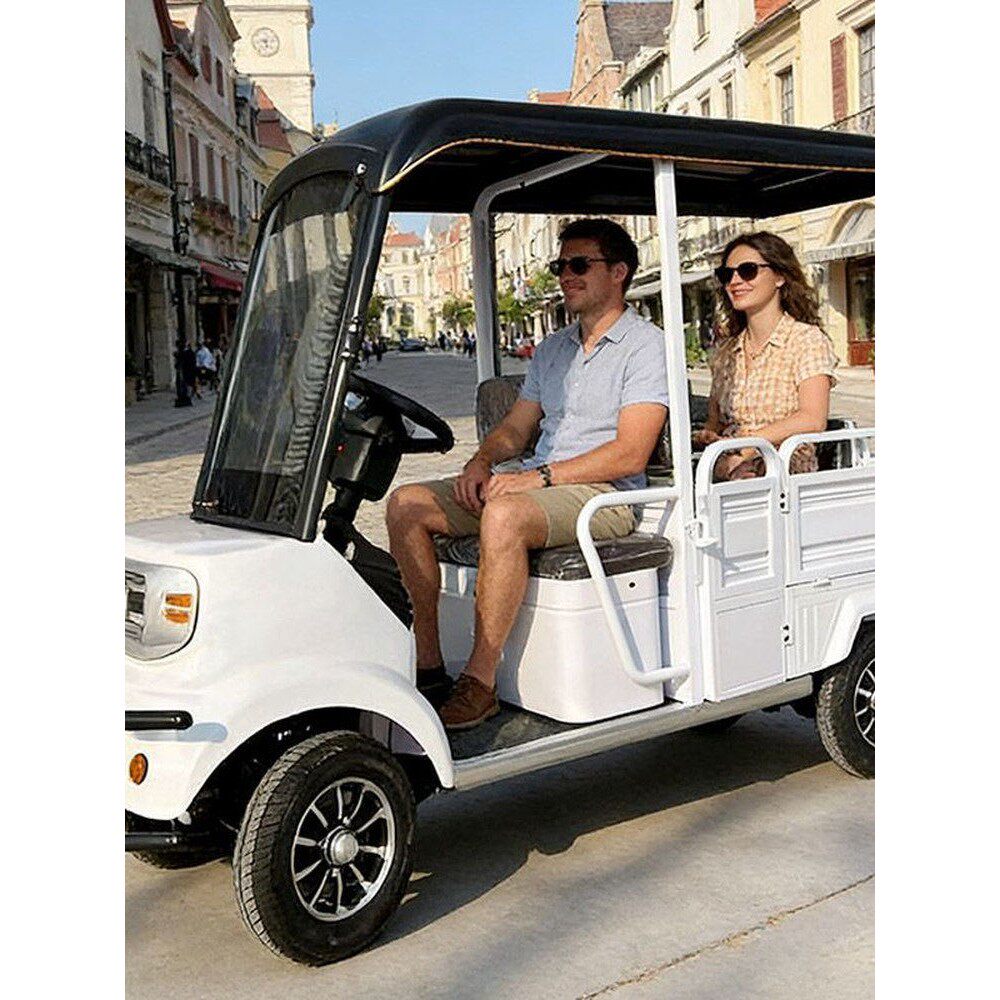 2026新款M7车型客货两用接送孩子老人代步带棚带货斗拉货四轮车