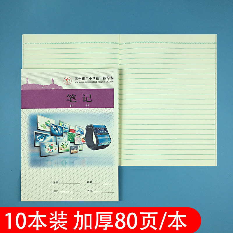 温州市通用笔记本摘抄本阅读摘记录本中小学生专用本读后感记录本采蜜集语文积累本日积月二三四年级