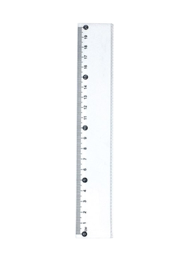 磨砂透明带波浪中小学生1520cm