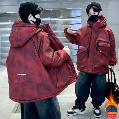 男童外套秋冬款2025新款