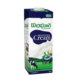爱尔兰进口威可福稀奶油1L淡奶油动物性奶油乳蛋糕裱花烘焙原料