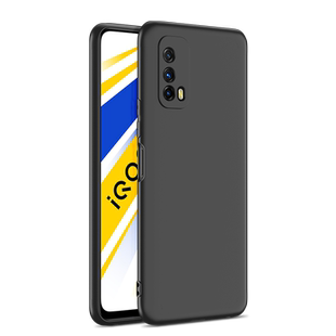 适用于IQOOZ1X手机壳黑色iqooZ1x磨砂软壳外壳iq00Z1x防摔硅胶vivoz1x男女保护套V2012A防摔iqooZ1x5g手机套