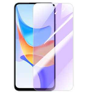 适用荣耀畅玩50plus手机钢化膜honor50plus全屏覆盖防摔抗蓝光护眼玻璃CLK-AN00贴膜防爆保护膜防指纹高清5G