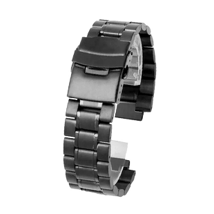 适配卡西欧MWA-100HD-1A精钢手表带 MWD-100H钢带黑武士手表配件